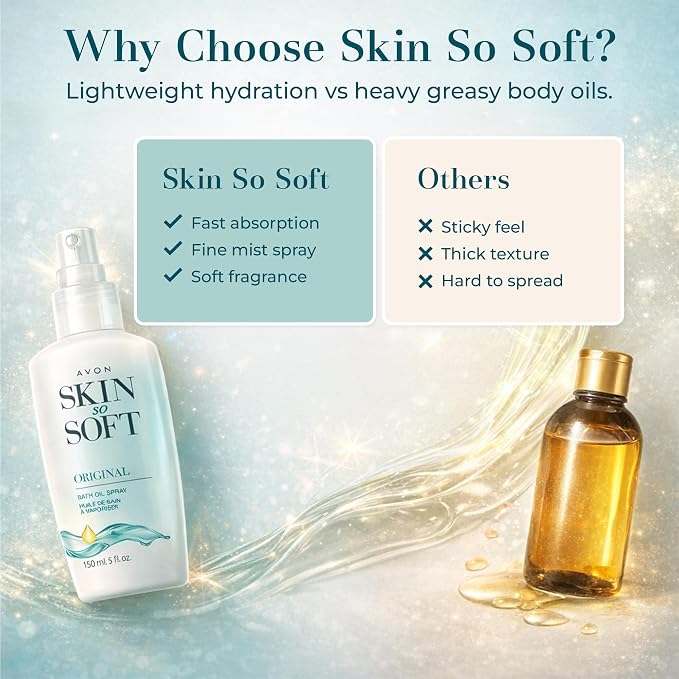 AVON Skin So Soft Original Bath Oil Spray - Image 9