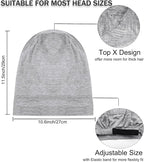 Sleep Cap Bonnet for Sleeping Black Women, Adjustable Cooling Ice Silk Lined - Image 5