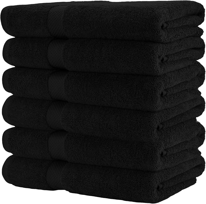 HERCULEAN Premium Bath Towels 24 x 48 Pack of 6 | Quick Dry and Highly - Image 8