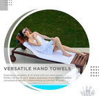 Premium Silver Hand Towels-100% Cotton, Soft & Absorbent, Fast Drying, Elegant - Image 5