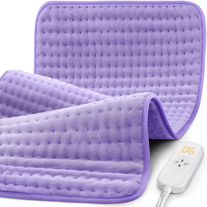 Heated Pad for Back/Neck/Shoulder Pain Relief by Glamigee