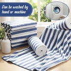 SmoothNovelty 16 Pack Microfiber Bath Towels Bulk 27'' x 60'' Oversized Size - Image 5