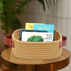 ABenkle Small Storage Basket, Mini Rope Woven Baskets, Cute Shelf Closet - Image 3