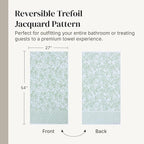 Modern Threads Botanical Vine 6-Piece 100% Cotton Towel Set – Reversible Yarn - Image 6
