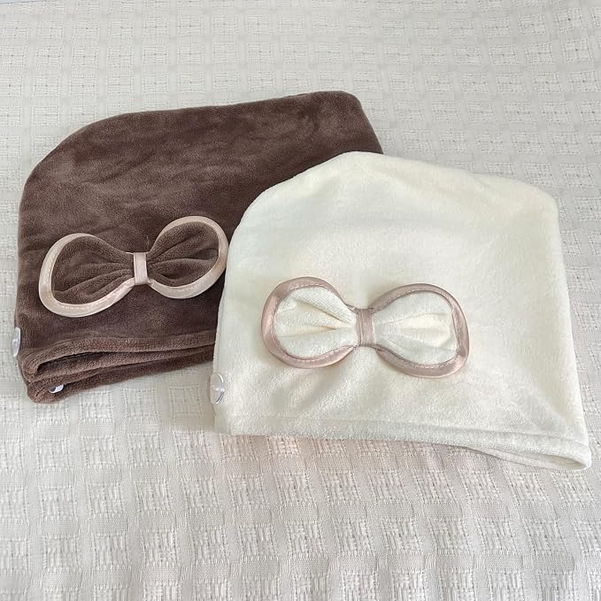 Jseng Microfiber Hair Towel Wrap - Image 2