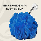 Large Blue Bath Sponge Pack of 3 – Gentle Exfoliation Loofahs - Image 2