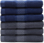 Cotton Hand Towels Set, 6-Piece Set, Super Absorbent Quick Drying, Bathroom - Image 4