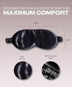 SUNDAYSILKS™ Exclusive Mulberry Silk Sleep Mask | Soft Eye Covers, and - Image 6