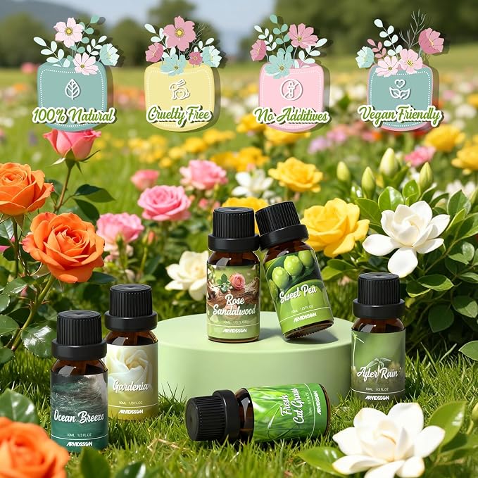 ARVIDSSON Spring Essential Oils Set, Natural Fragrance Oil - Image 5