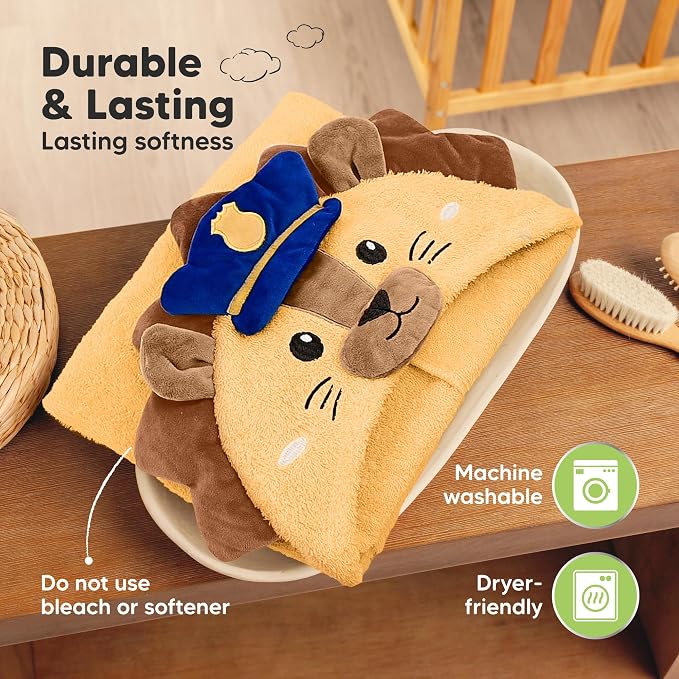 KeaBabies Organic Baby Towel - Image 7