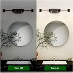 4-Light Modern Vanity Light Fixtures Over Mirror, Matte Black Bathroom Light - Image 6