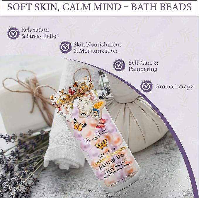 Grass Roots Bath Oil Beads Set of 36 - Image 3