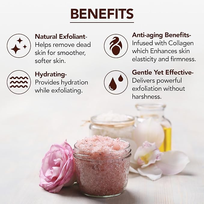 MAJESTIC PURE Himalayan Pink Salt Body Scrub - Image 5