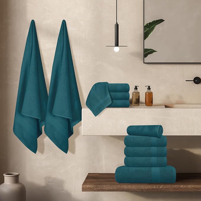 GLAMBURG Ultra Soft 24-Piece Towel Set - Image 6