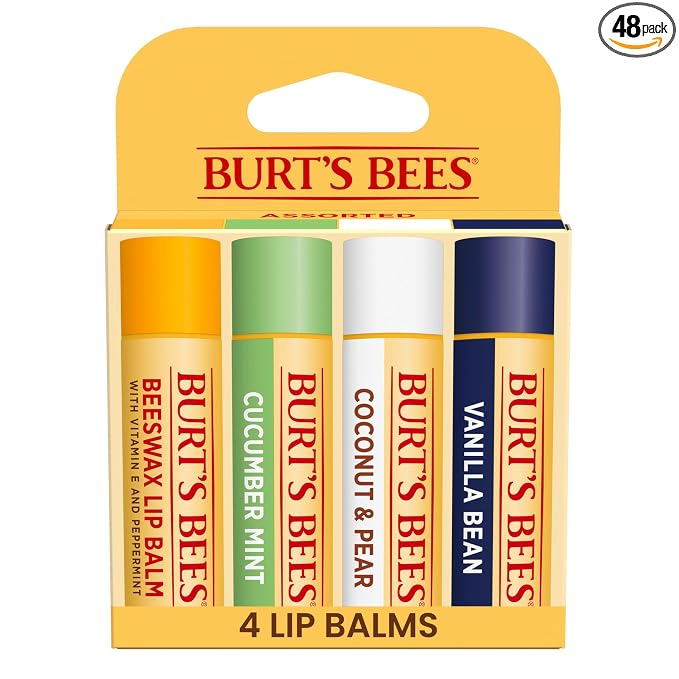 Burt's Bees 100% Natural Moisturizing Lip Balm, Cucumber Mint, Coconut & Pear by BurtsBees