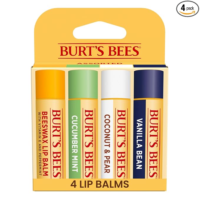 Burt's Bees 100% Natural Moisturizing Lip Balm, Cucumber Mint, Coconut & Pear by BurtsBees