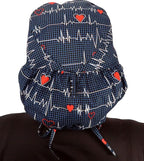 Sparkling EARTH Big Hair Ponytail Classic Surgical Style Scrub Working Cap - Image 5