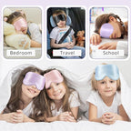 Kids Sleep Mask Eye Cover, 100% Real Natural Pure Silk Eye Mask - Image 7