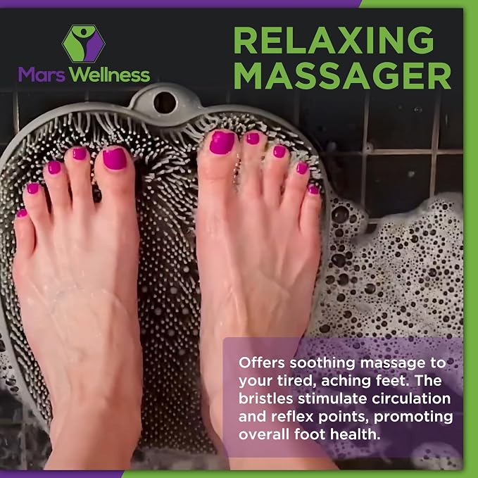 MARS WELLNESS Shower Foot Scrubber and Massager - Image 7