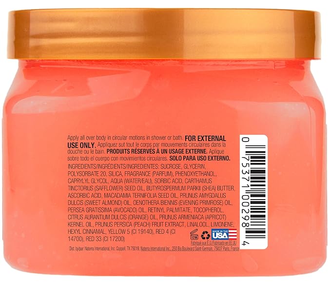 Tree Hut Peach Sorbet Shea Sugar Scrub, Exfoliating, Hydrating & Moisturizing - Image 4