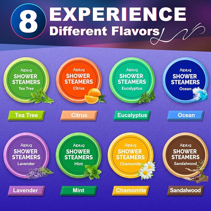 Shower Steamers for Men 8 Pack - Image 2