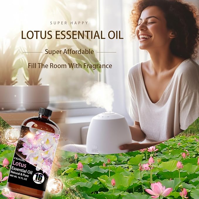 Lotus Essential Oil, Lotus Oil 16 Fl Oz 480 ML - Image 3