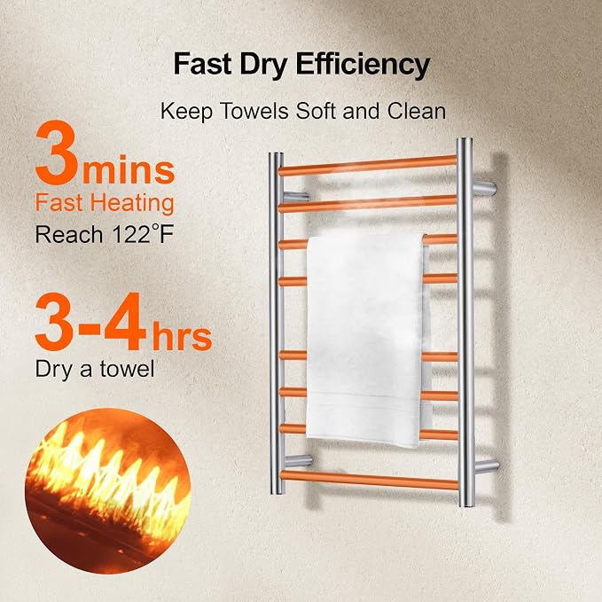 Electric Heated Towel Warmer - Image 6