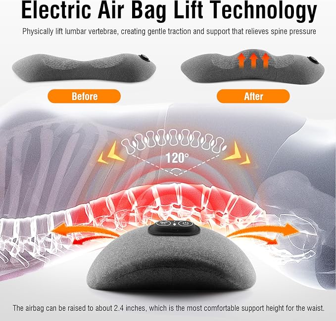 3-in-1 Electric Lumbar Support Pillow - Image 5