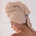 Curly Girl Microfiber Hair Towel Wrap - Image 4