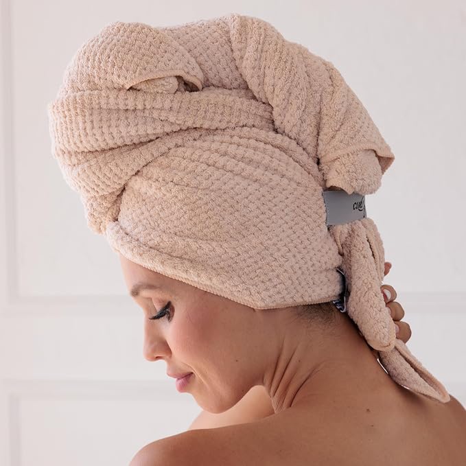 Curly Girl Microfiber Hair Towel Wrap - Image 4