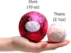 Love Potion Bath Bomb with Necklace Created with Crystal Extra Large 10 oz. - Image 2