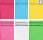 6 PCS Korean Scrub Mitt, Korean Italy Towel Korean Washcloth Exfoliating by Unknown