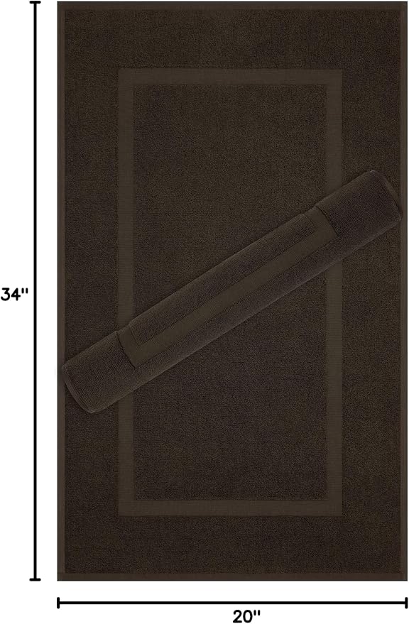 Cotton Paradise 100% Cotton Bath Mats - Image 8