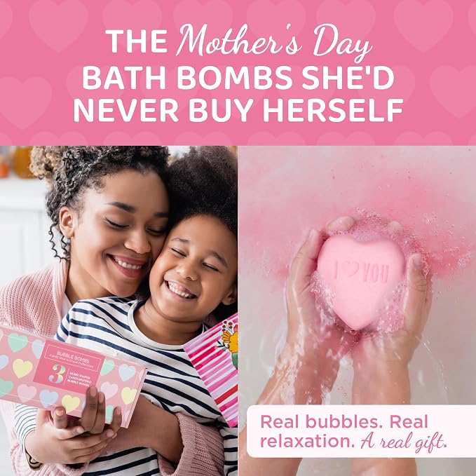 Mother's Day Heart Bath Bombs for Mom - Image 6