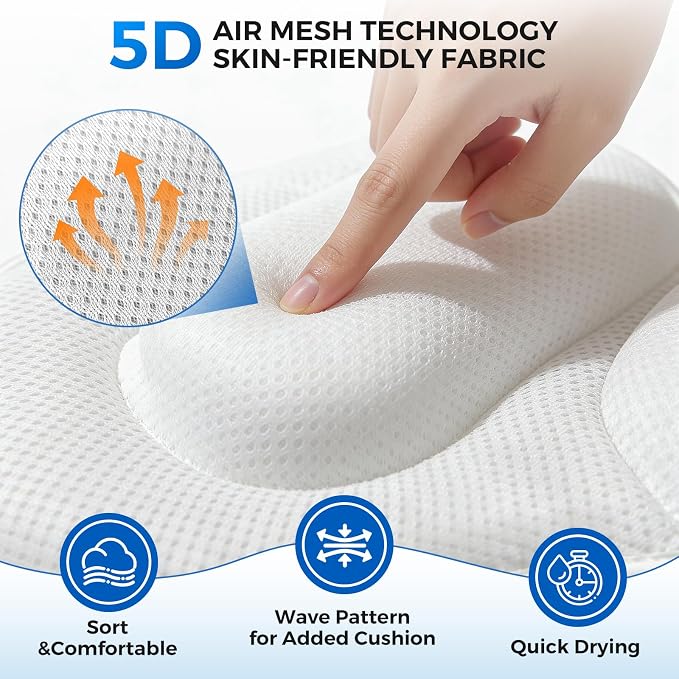 52" x 16" Full Body Bath Pillow - Image 4