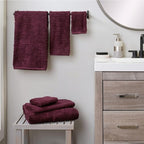 SKL Home CloudSoft 100% Cotton Luxury 6-Piece Towel Set, 600 GSM, Ultra Plush & - Image 4