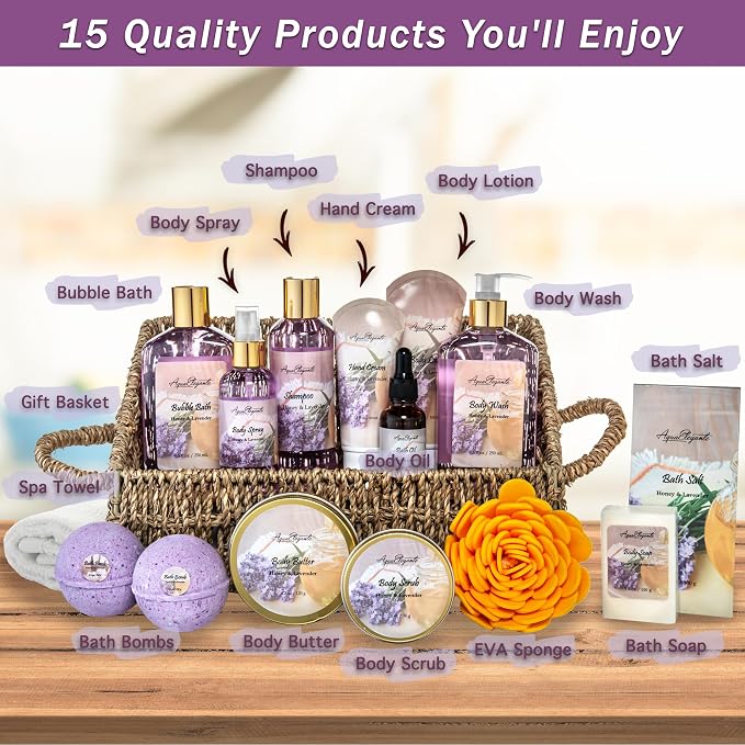 Aqua Elegante Bath Spa Gift Set - Image 2