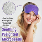 BeHoomi Heated Eye Mask, Weighted Sleep Mask Warm Compress - Image 5
