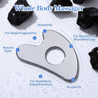 rosenice Gua Sha Facial Tool for Face Skincare Stainless Steel Gua Sha Board - Image 2