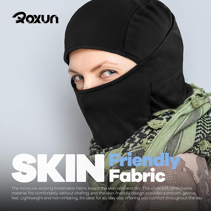 ROXUN Ski Mask Balaclava Shiesty, Motorcycle Summer Cooling Breathable UV - Image 7