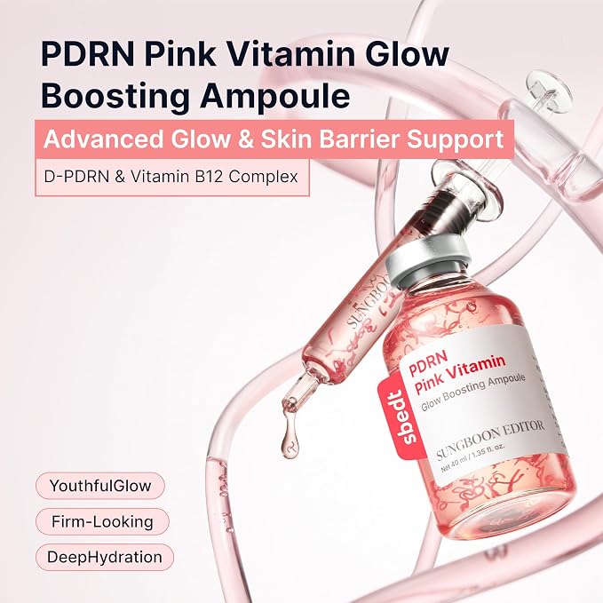 SUNGBOON EDITOR Glow Intensive PDRN Ampoule, Copper Peptides & Vitamin B12 Serum - Image 2