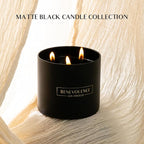 Benevolence LA 3 Wick Candle, Charcoal Large Scented Candle | Soy Candles | - Image 2