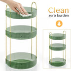Rotating Makeup Organizer Countertop, Skincare Organizers, Spinning Perfume - Image 7