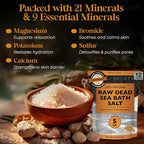 Aromasong Raw Dead Sea Salt for Soaking - Image 3