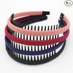 JOBAND Multicolor Stylish Teeth Comb Hair Hoop Hairband Headband Soft Comfy by JOBAND