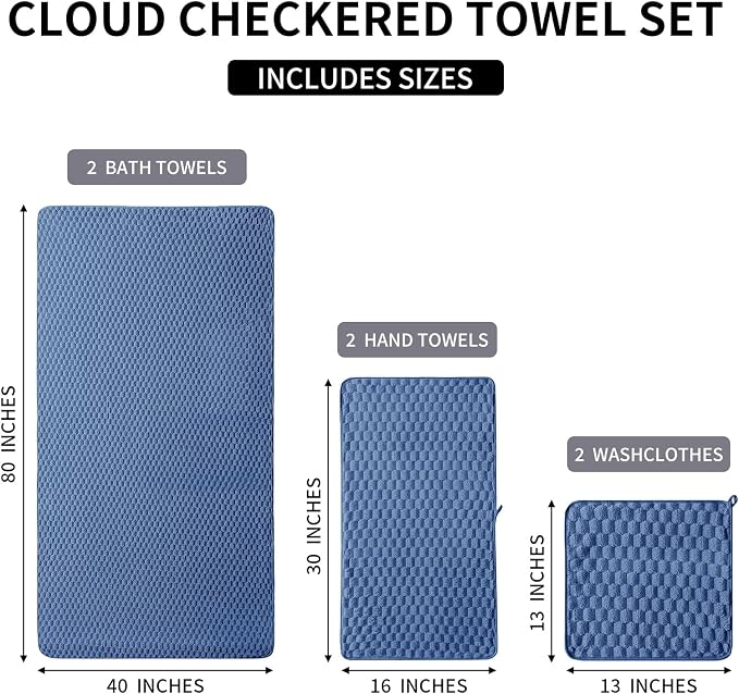 Oversized Bath Towels 40x80 Inches Extra Large Bath Sheets - Image 7