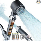 CWPW Filtered Shower Head with Handheld High Pressure 4 Spray Showerhead with by CWPW