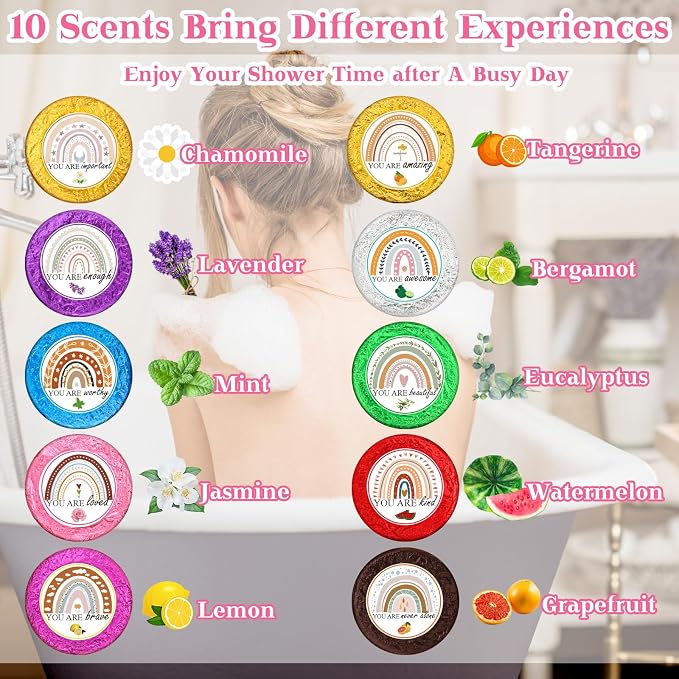 50 Pcs Valentine Spa Party Gifts Shower Aromatherapy Steamers Bulk - Image 2