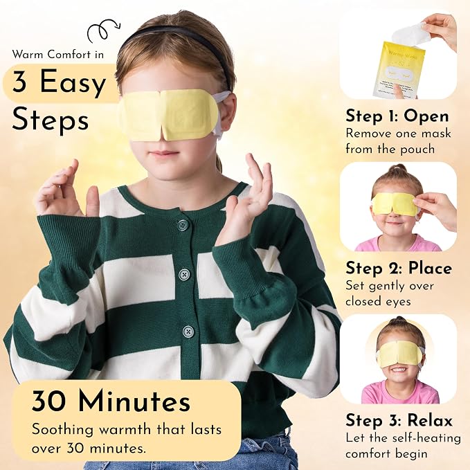 GlamBaby Warmy Winks Self-Heating Eye Mask - Image 4
