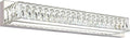 ZUZITO Modern Bathroom Light Fixtures Over Mirror 30 inch Crystal Chrome LED by HOME